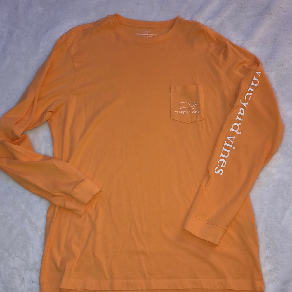 Vineyard Vines new w/out tags, Orange long sleeve